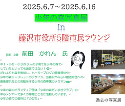 写真展～少年と、森と～（少年の森）